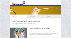 Desktop Screenshot of maler-estermann.ch