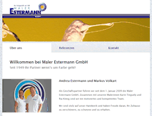Tablet Screenshot of maler-estermann.ch